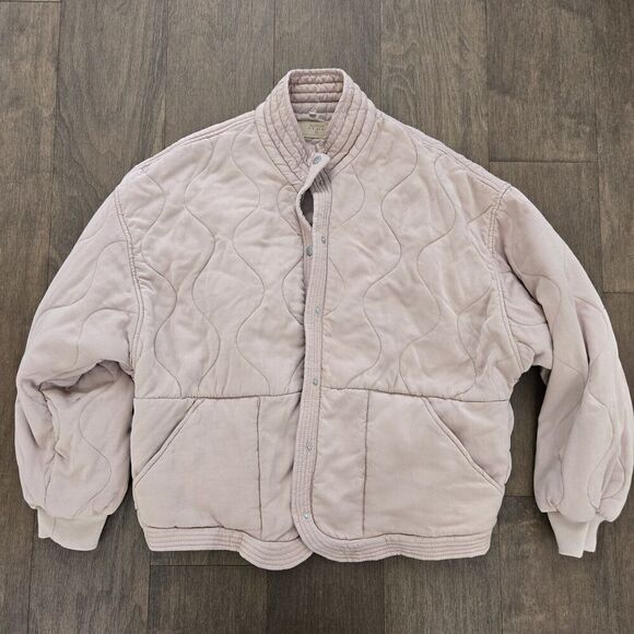 BLANKNYC Quilted Jacket Wisteria Pink Bomber XL MSRP $128 - Picture 1 of 11